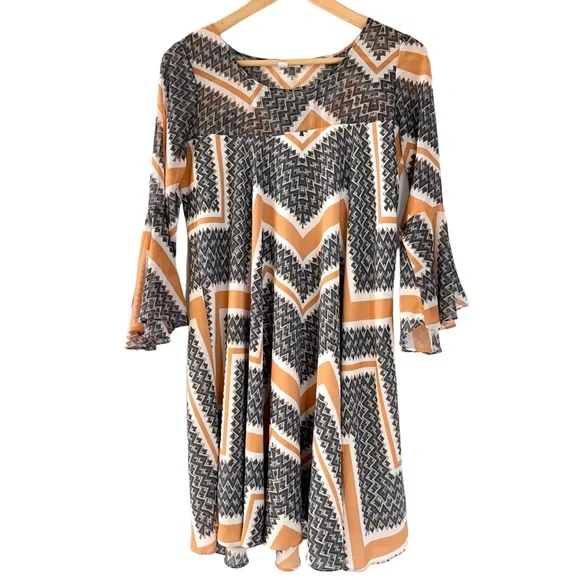 🎉🎉 HP! ❤️ Anthropologie x Paper Crown Endora Swing Dress - Picture 3 of 8